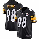 Nike Pittsburgh Steelers #98 Vince Williams Men's Nike Black Team Color Vapor Untouchable Limited Jersey,baseball caps,new era cap wholesale,wholesale hats